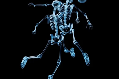 Wallpapers X Ray Skeletons Ball Football New 1366x768