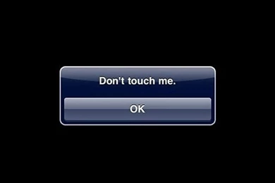 A Warning For People Not To Touch My IPod It's My Home Screen So I ...