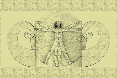 Vitruvian Man With A Twist By Trance Plant On DeviantArt