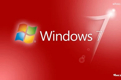 Windows 7 Red Color Blue Color Backgrounds Wallpapers