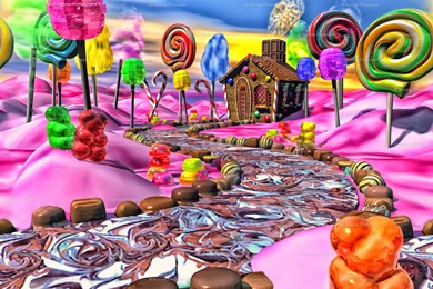 Lollipops Fabric, Wallpapers & Gift Wrap   Spoonflower