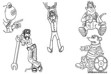 Flushed Away Coloring Pages