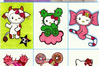 Hello Kitty Tokidoki Background Images