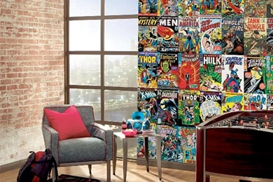 Marvel Comic Book Cover Wallpapers Mural At Werd.com