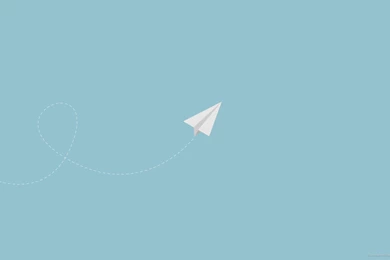 Download 1920x1080 Minimal Flying Paper Plane Wallpapers