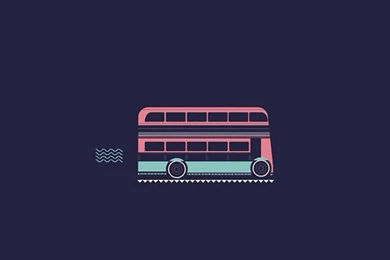 Double Decker Bus.Tap Image For More Minimal Wallpapers Of Moscow ...