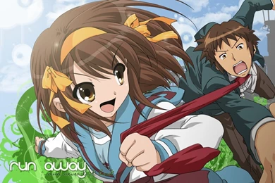 Wallpapers Haruhi Suzumiya Melancholy Of Kyon X 1280x800