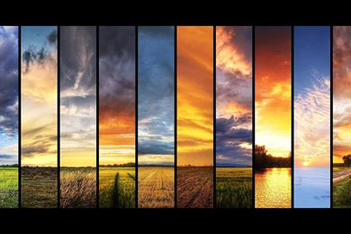 1680x1050 Summer, Spring, Seasons, The Sun, Collage, Autumn ...