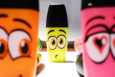 Pen Colors Funny Cartoon Wallpapers   2560x1600   892745