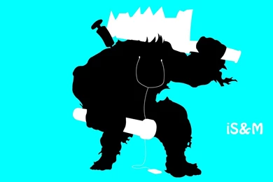 Ipod League Of Legends Dr Mundo Blue Backgrounds Wallpapers