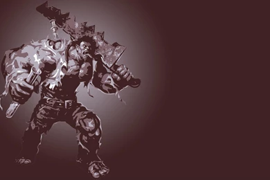 Dr. Mundo Minimalistic Fan Art   League Of Legends Wallpapers