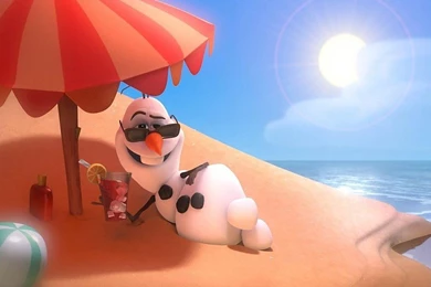 Disney Frozen Olaf Summer Holidays Free Desktop Backgrounds And ...