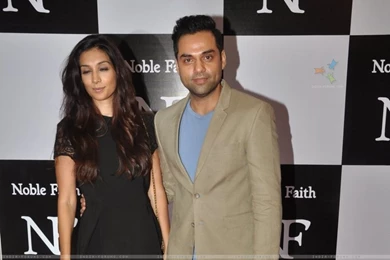 Wallpapers   Abhay Deol With Pragya Yadav At The Birthday Bash Cum ...