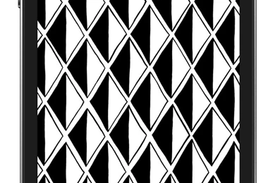 Patterned iPhone Wallpapers – Black Diamonds – Blog Cotton & Flax