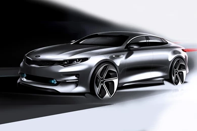 2016 Kia Optima Design Render Wallpapers