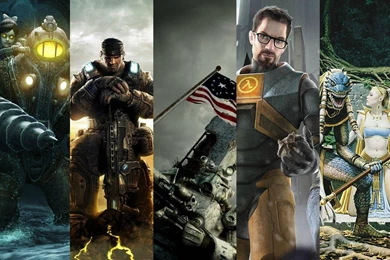 My New Wallpapers (5760x1200). Link To Full Res In Comments. : Gaming