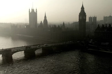 Cityscapes London Big Ben Monochrome Wallpapers   (