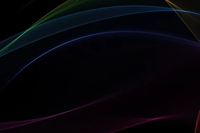 Abstract Black Minimalistic Waves Gradient Wallpapers