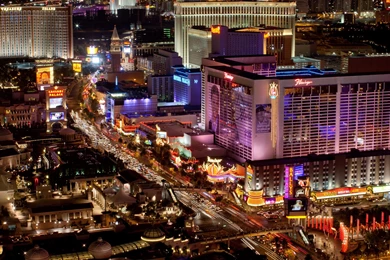Las Vegas Strip HD Desktop Wallpapers : Widescreen : High ...
