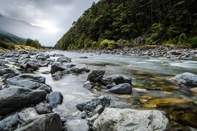 Misty Bealey River – 1920×1080 Wallpapers New Zealand