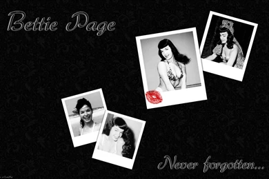 Bettie Page Color Wallpapers
