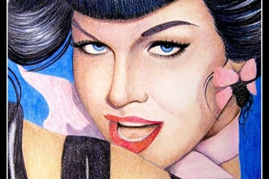Bettie Page Art Wallpapers