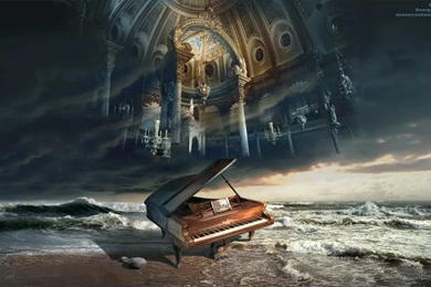 Requiem Or Music Set You Free: Surreal Art print, Poster, Book ...