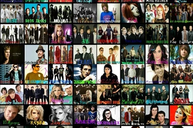 DeviantArt: More Like Music Artists Collage By VampirahLove971