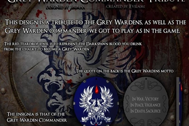 Warden Commander Tribute Pendant By Jimmax On DeviantArt