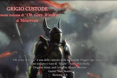 GRIGIO CUSTODE (italian Version Of 'Oh, Grey Warden") // Dragon ...