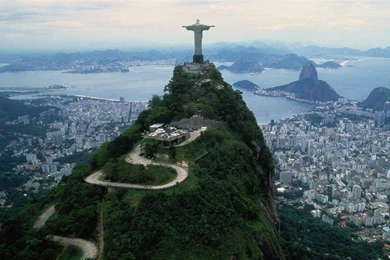 Rio De Janeiro Jesus Hill Cities Photography Wallpapers   1366x768 ...