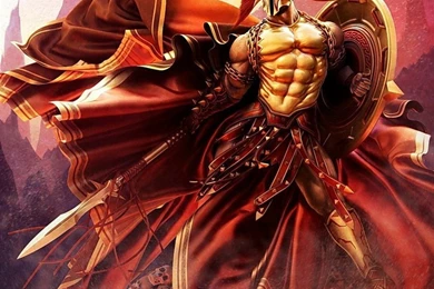 Greek God Of War Symbol   Wallpaper.