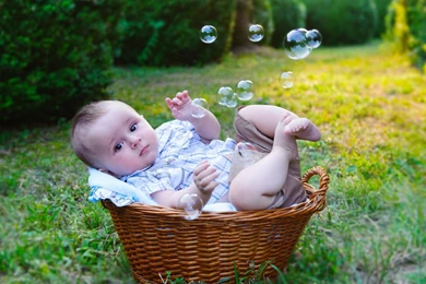 Wallpapers Cute Babies HD Wallpapers Baby In Basket