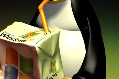Download Wallpapers 1080x1920 Linux, Juice, Windows, White, Penguin ...