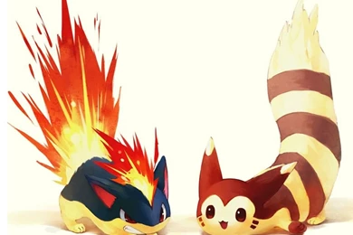 Wallpapers Quilava Full View And Typhlosion With Resolution Of ...