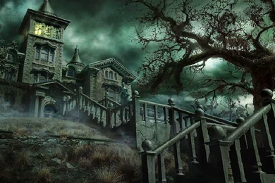 Inside Haunted House Backgrounds
