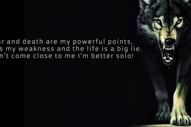 White Point Life Points F.e.a.r Wolves Powerful Wallpapers