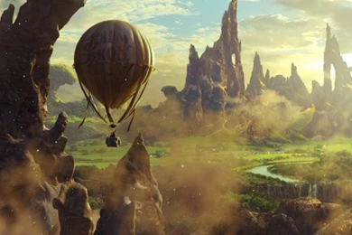 Oz The Great And Powerful Scene HD Desktop Wallpapers : Widescreen ...