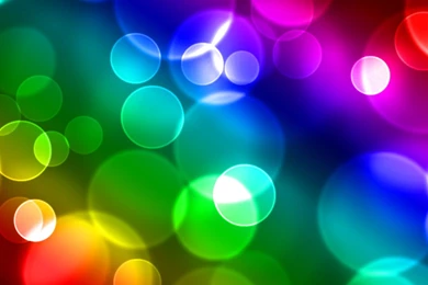 Rainbow Bokeh Backgrounds Powerpoint Backgrounds Templates