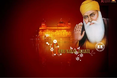 Guru Nanak Jayanti Wallpapers, Spiritual Sri Guru Nanak Dev Ji ...