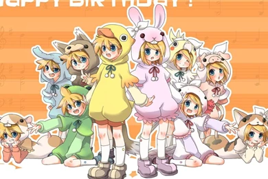 HAPPY BIRTHDAY RIN LEN WALLPAPER   (