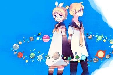 Kagamine Rin & Len Wallpapers