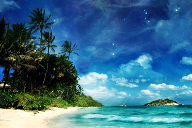 Surreal Beach HD Desktop Wallpapers : Mobile : Dual Monitor