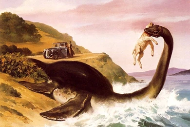 Nessie (Painting)   Cryptozoology Wallpapers