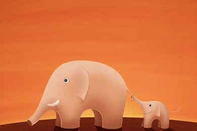 iPad Wallpapers Elephants Pull A Baby Elephant   Funny, IPad, iPad ...