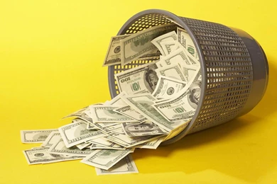 Wallpapers Money Trash Can With Hd Place Com 2560x1600