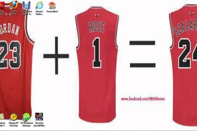 Rose (1) + Jordan (23) = Scalabrine (