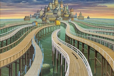 Jacek Yerka, Laberinto Surrealista