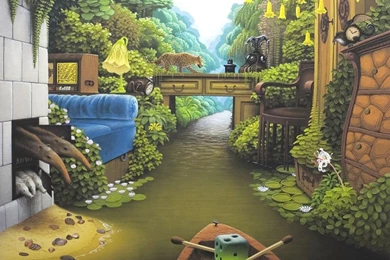 Dream World Painting Jacek Yerka (9)   Image