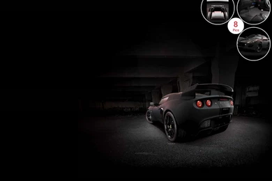 2012 Lotus Exige Matte Black Final Edition   Rear